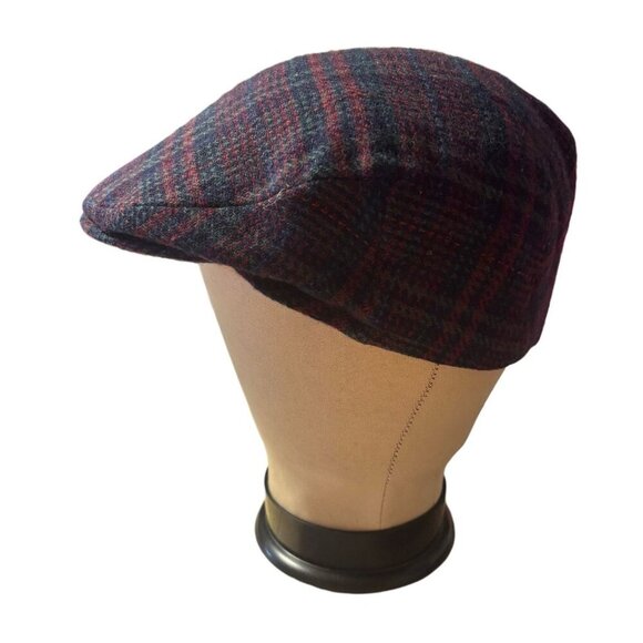 Hats of Ireland Castlebar Vtg 100% Lambswool Flat Cap, OSFM, Preppy Grandpacore - Picture 3 of 6
